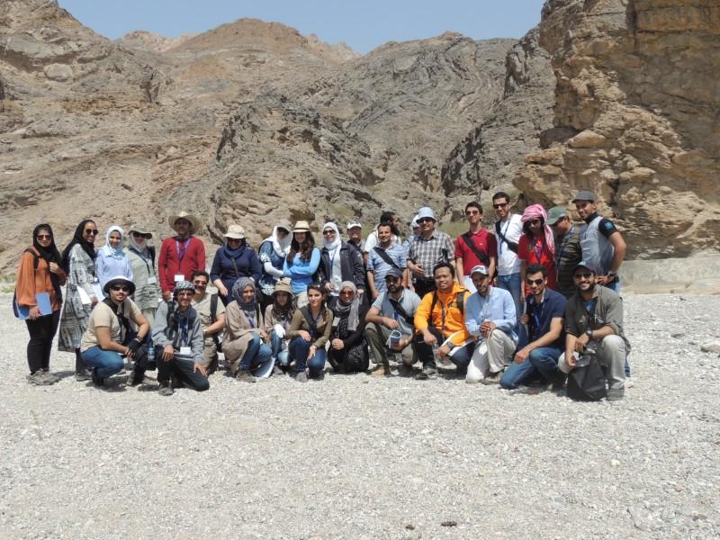 The YPSS opened with a field trip to view Hiyam Dolomite and Amdeh Formation as well as the  mega sheath folds and Mahil Dolomite.