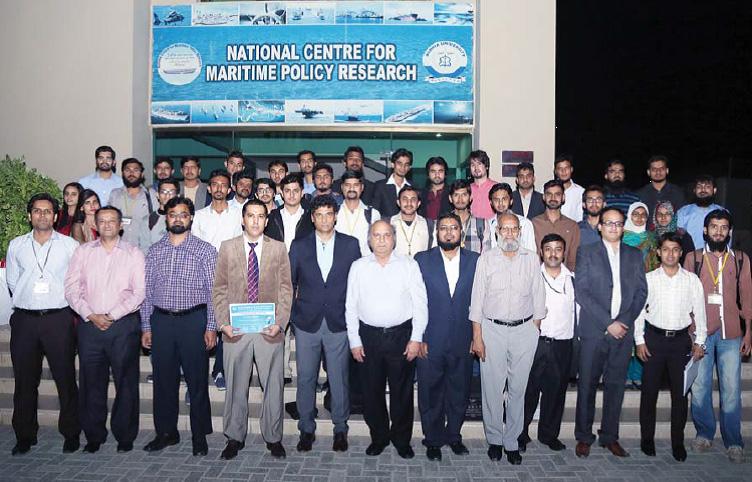 Group photo with students and faculty members, Bahria University