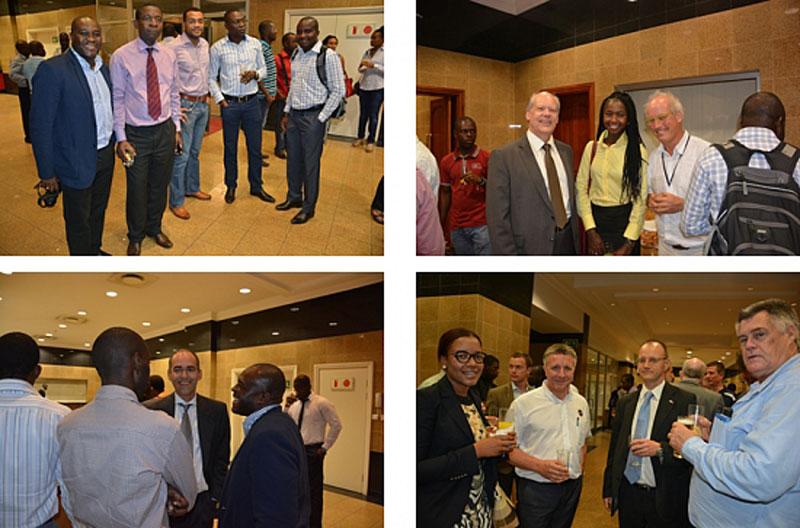 Networking following the AAPG Angola Chapter inaugural seminar held 21 May 2014.