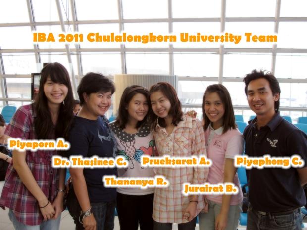 IBA 2011 Chulalongkorn University Team