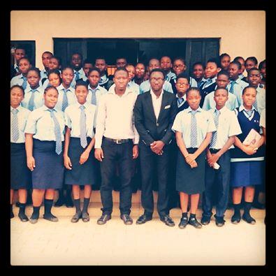AAPG University of Lagos Student Chapter at a high school in Lagos.