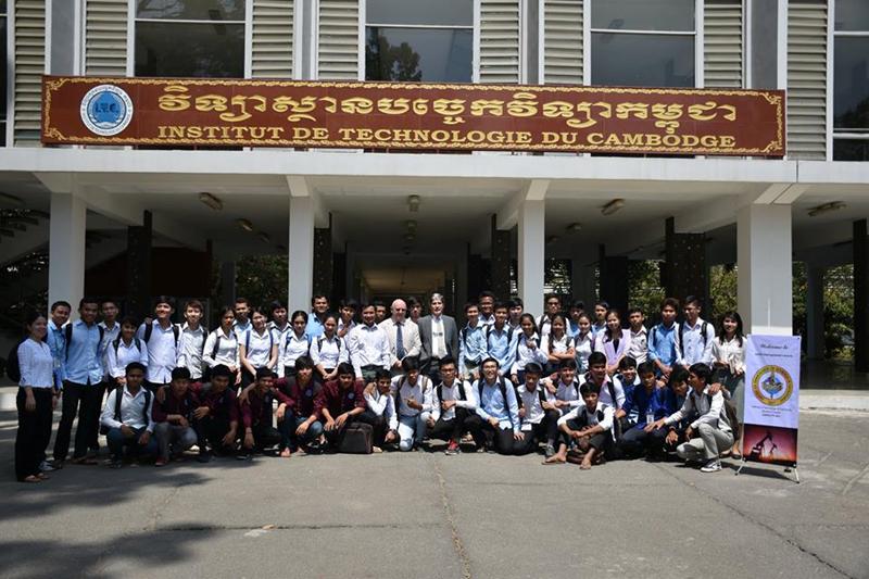 Group shot at ITC Cambodia