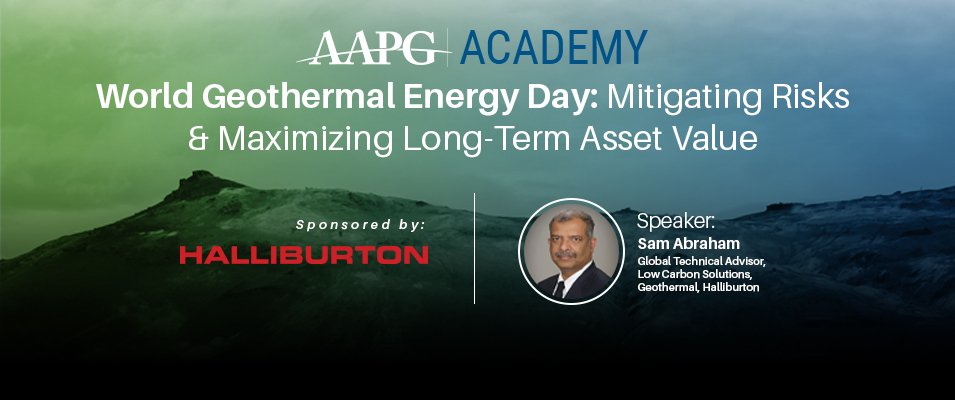 AAPG Academy Geothermal Day Webinar