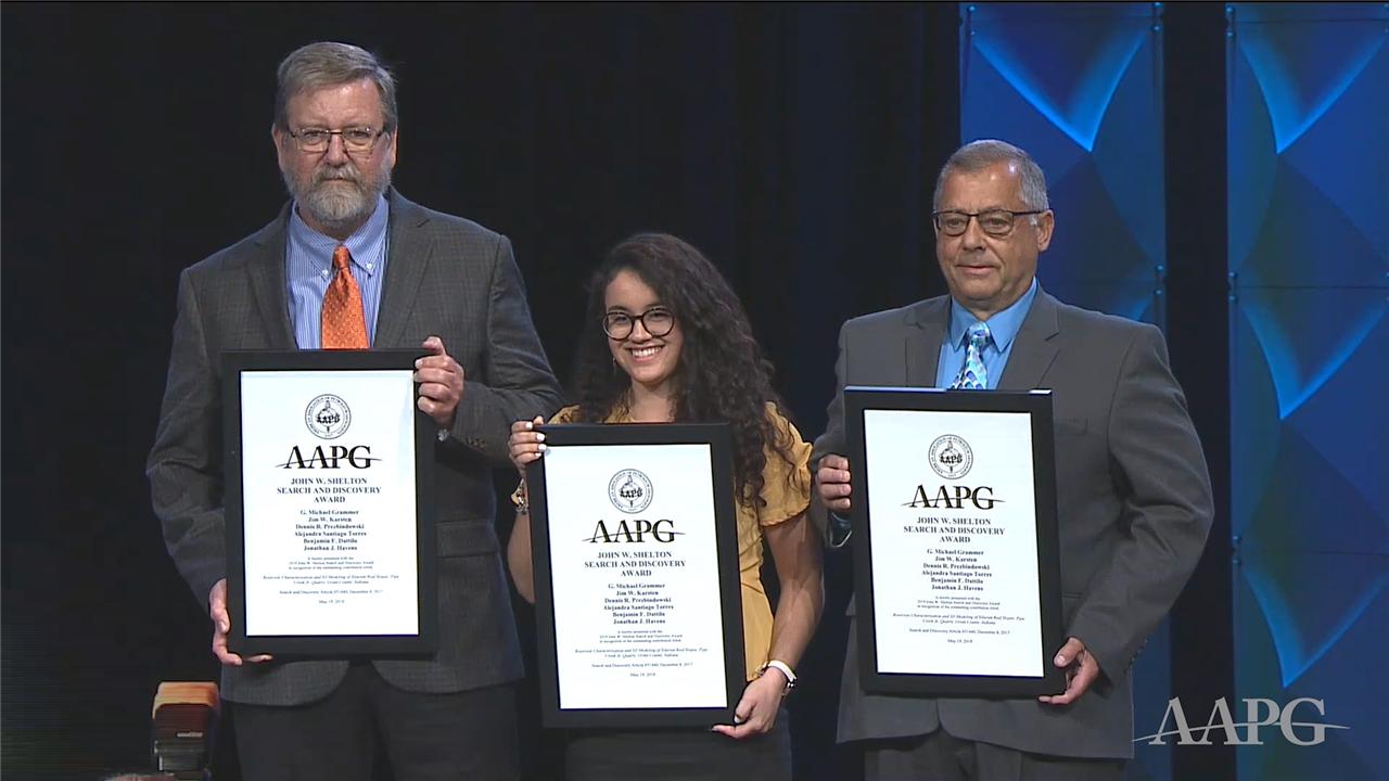 AAPG John W. Shelton Search & Discovery Awards at ACE2019