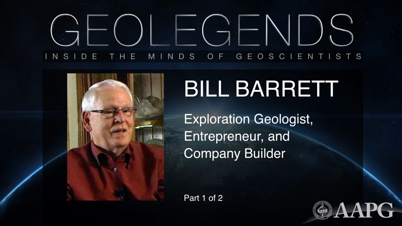 GeoLegends: Bill Barrett (Part 1)