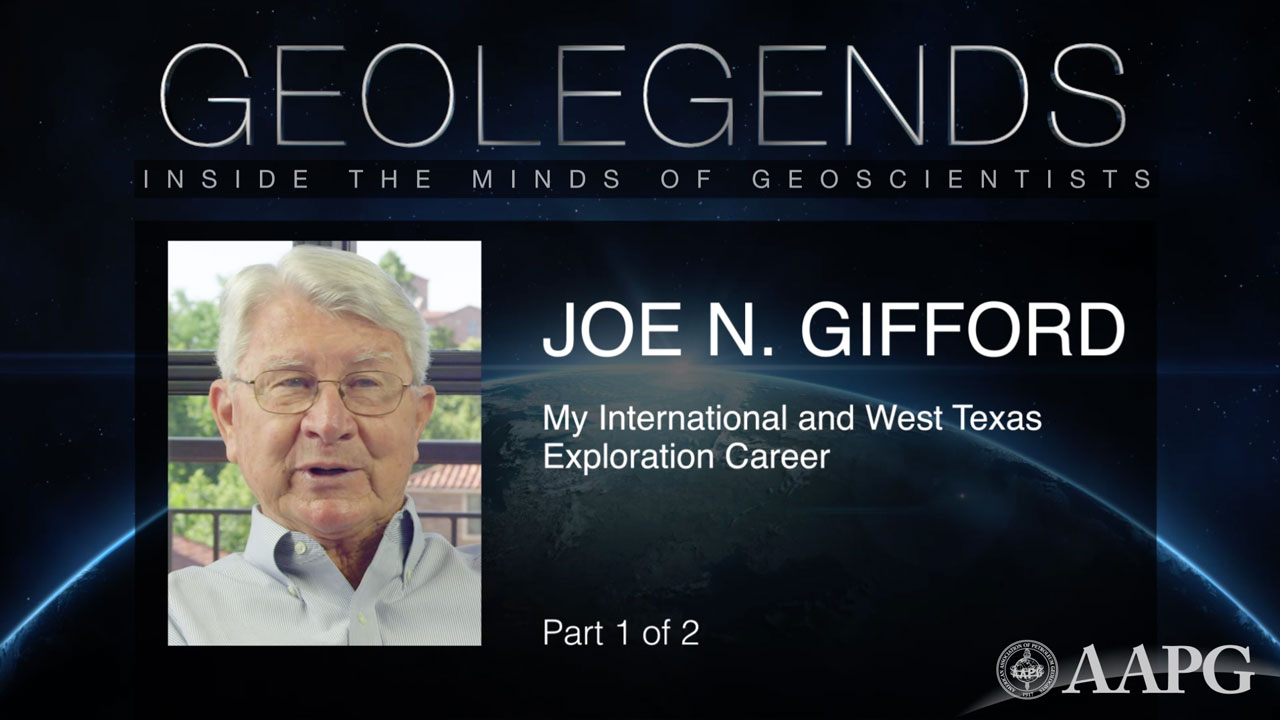 GeoLegends: Joe Gifford (Part 1)