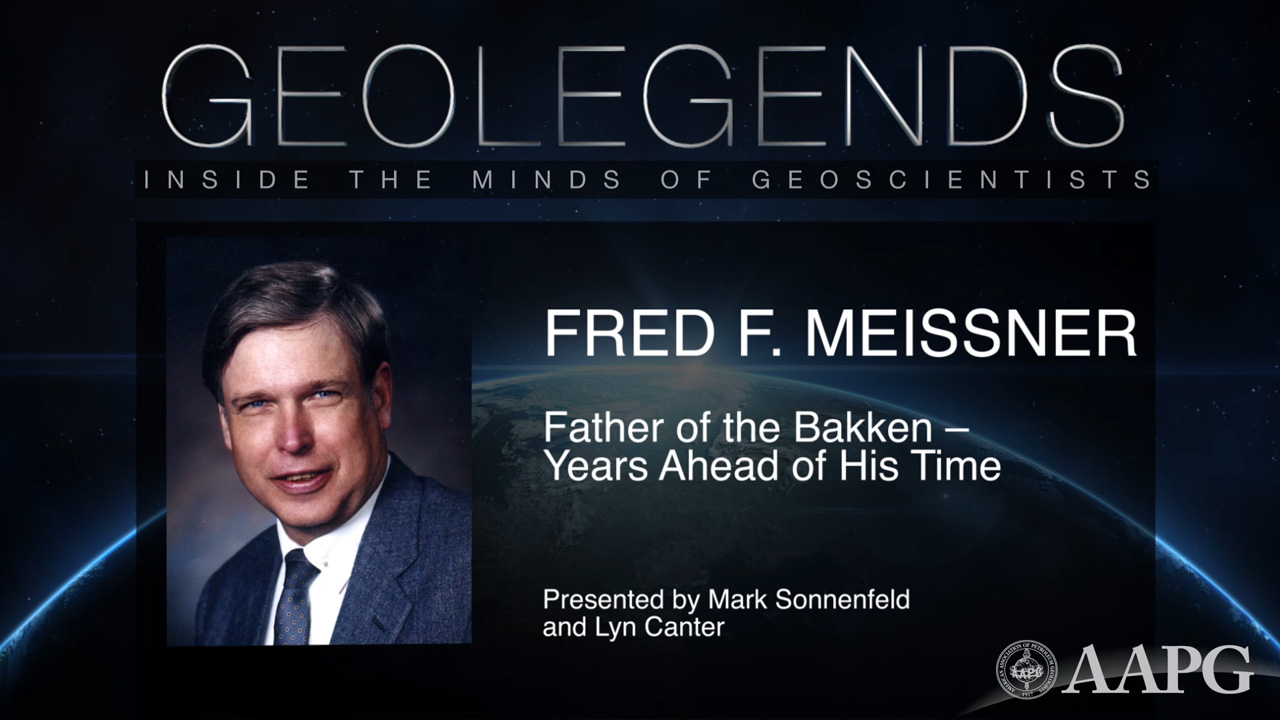 GeoLegends: Fred F. Meissner (presented by Mark Sonnenfeld and Lyn Canter)