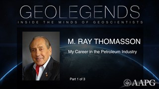 GeoLegends: M. Ray Thomasson (Part 1)