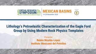 Lithology's Petroelastic Characterization of the Eagle Ford Group by Using Modern Rock Physics Templates