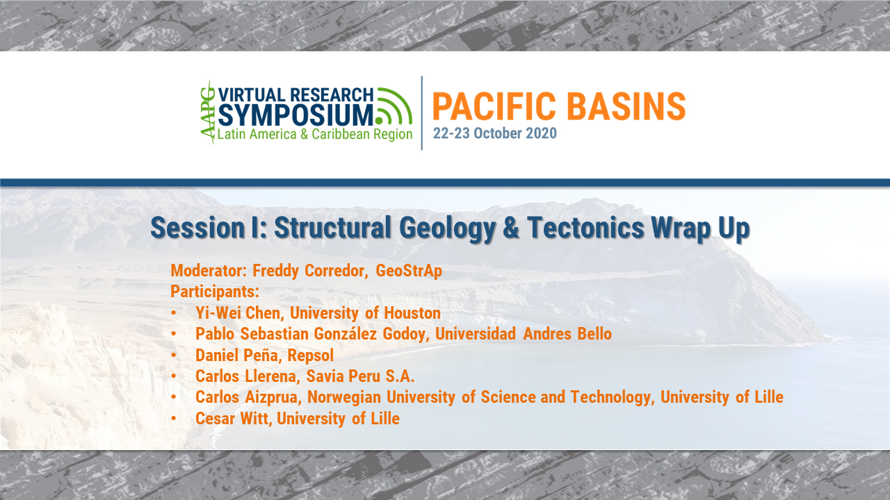 Session I: Structural Geology & Tectonics Wrap Up
