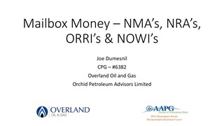 Joe Dumesnil - Minerals and Royalties - How to Make a Business Out of Knowing Where to Buy - Mailbox Money - NMA, NRA, ORRIs, Even NOWIs