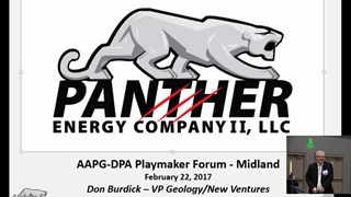 Donald G. Burdick - Building an Asset in Uncertain Times: The Panther Energy Delaware Basin Story