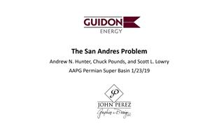 Andrew N. Hunter - The San Andres Problem - Shallow Disposal Has Become the Biggest Drilling Hazard in the Midland Basin