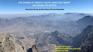 Laiyyan Al Kharusi - The Enigma of Oman's South Oman Salt Basin - Unlocking its Depths