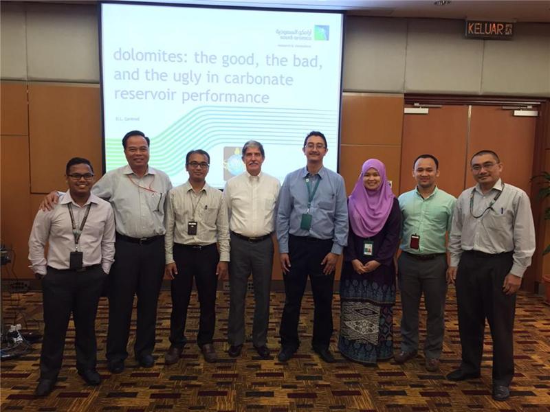 Dave Cantrell with PETRONAS staff