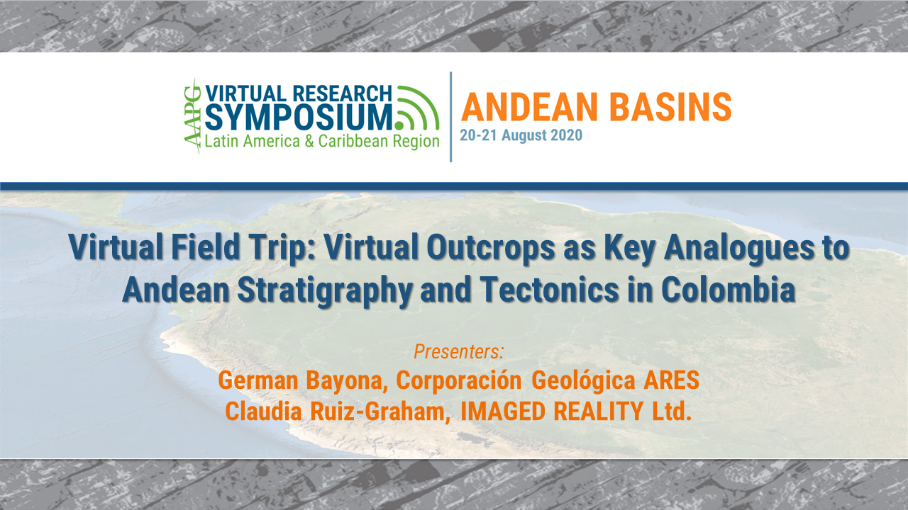 Virtual Field Trip: Virtual outcrops as key analogues to Andean stratigraphy and tectonics in Colombia
