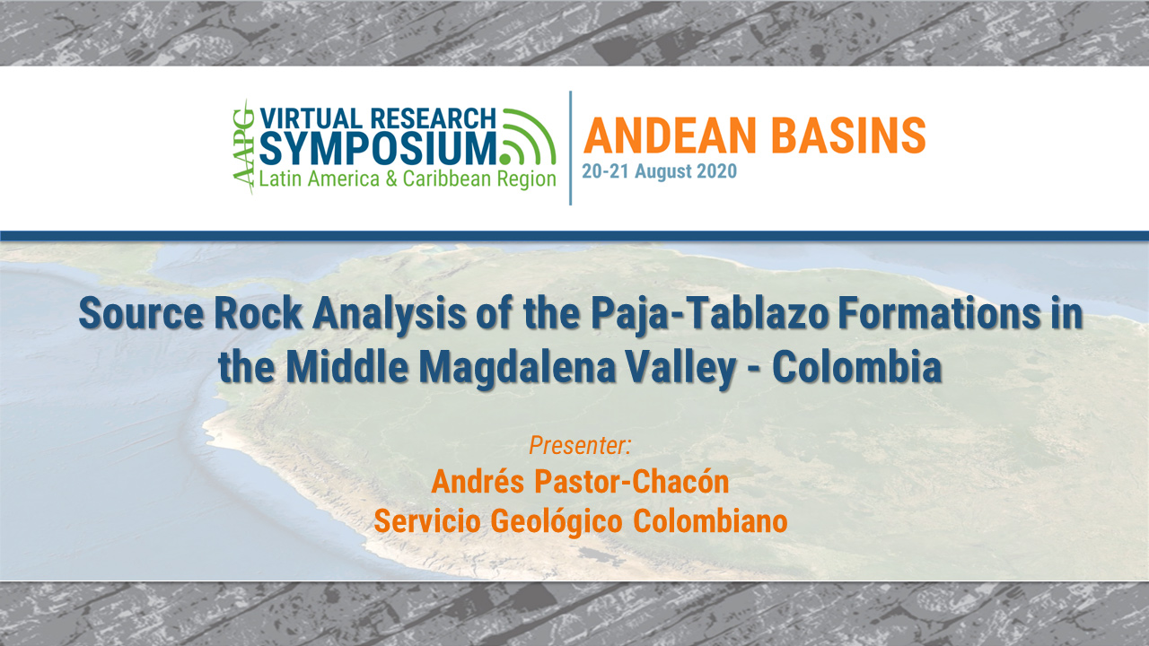 Source Rock Analysis of the Paja-Tablazo Formations in the Middle Magdalena Valley - Colombia