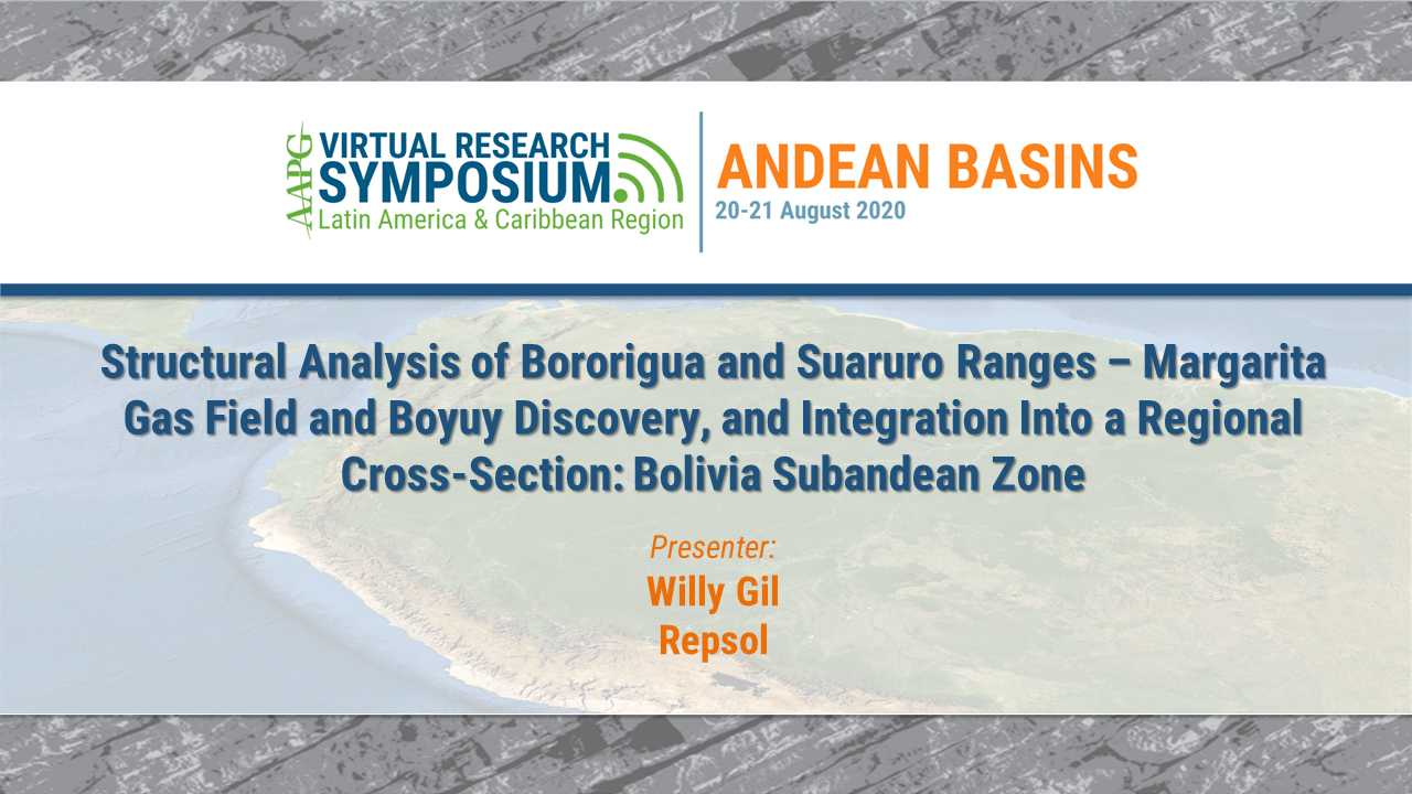 Structural Analysis of Bororigua and Suaruro Ranges – Margarita Gas Field and Boyuy Discovery, and Integration into a Regional Cross-Section: Bolivia Subandean Zone