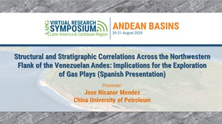 Structural and Stratigraphic Correlations Across the Northwestern Flank of the Venezuelan Andes: Implications for the Exploration of Gas Plays (Spanish Presentation)