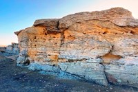 Transitional fluvial to aeolian sandstone, Permian Casper Formation, south central Wyoming as an analog to sediments found in Gale Crater on Mars. Photos by Doug Cook.